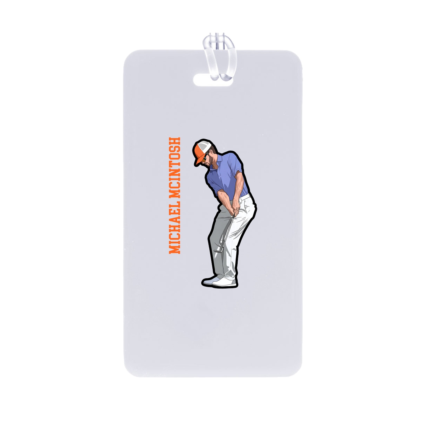 Bag Tag — Name Vertical in Classic