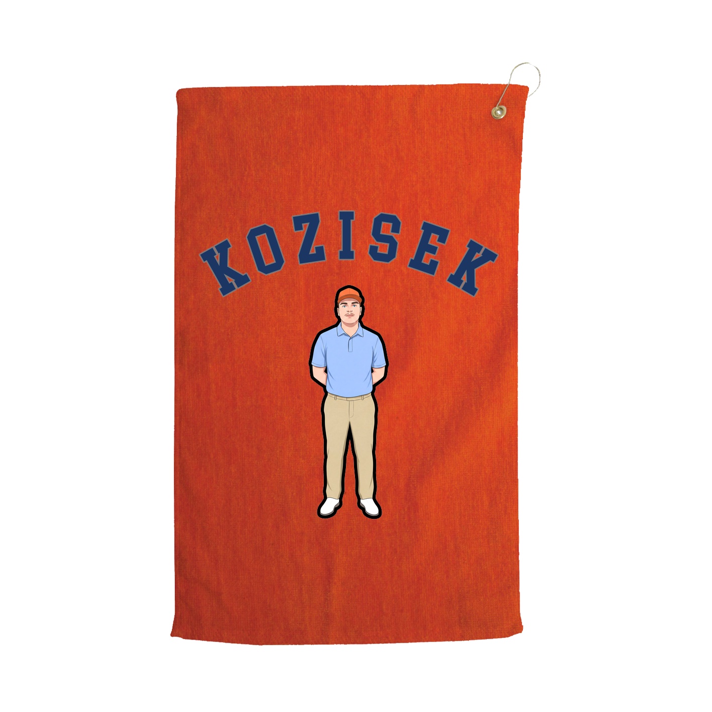 Golf Towel — Shirsey Arch in Orange