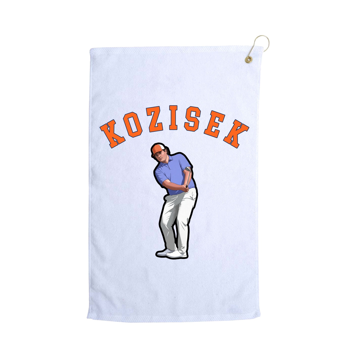 Golf Towel — Shirsey Arch in White
