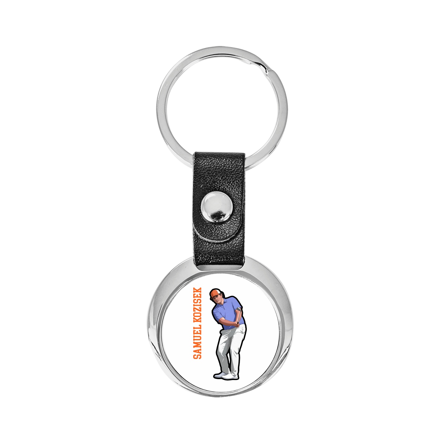 Key Chain — Name Vertical in Classic