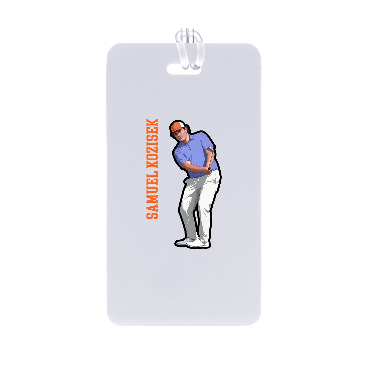 Bag Tag — Name Vertical in Classic