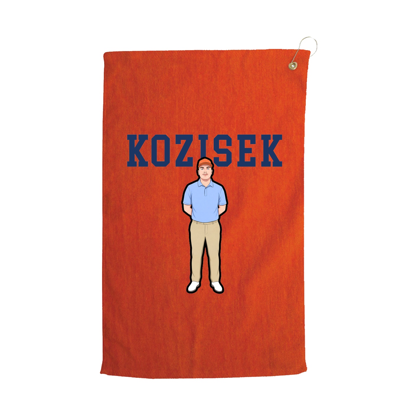 Golf Towel — Shirsey in Orange