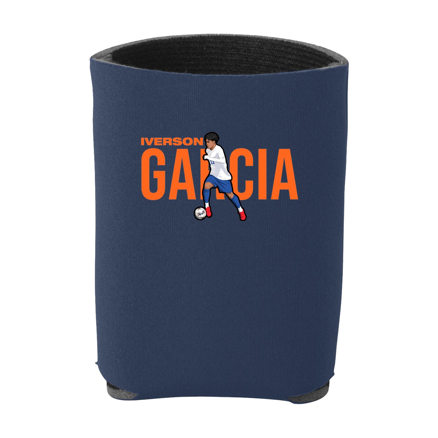 Can Holder — Player Name in Navy