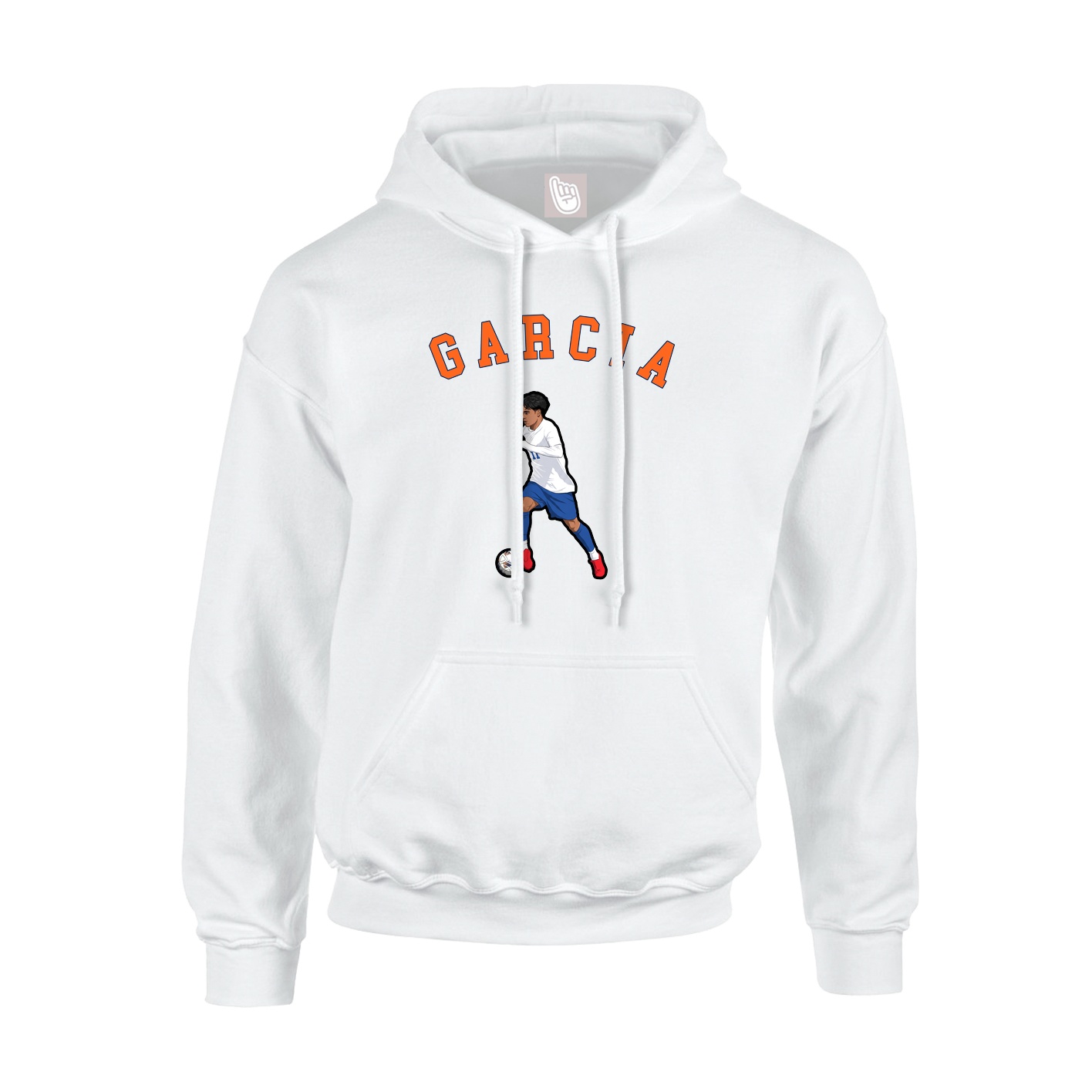 Youth Hoodie — Shirsey Arch in White