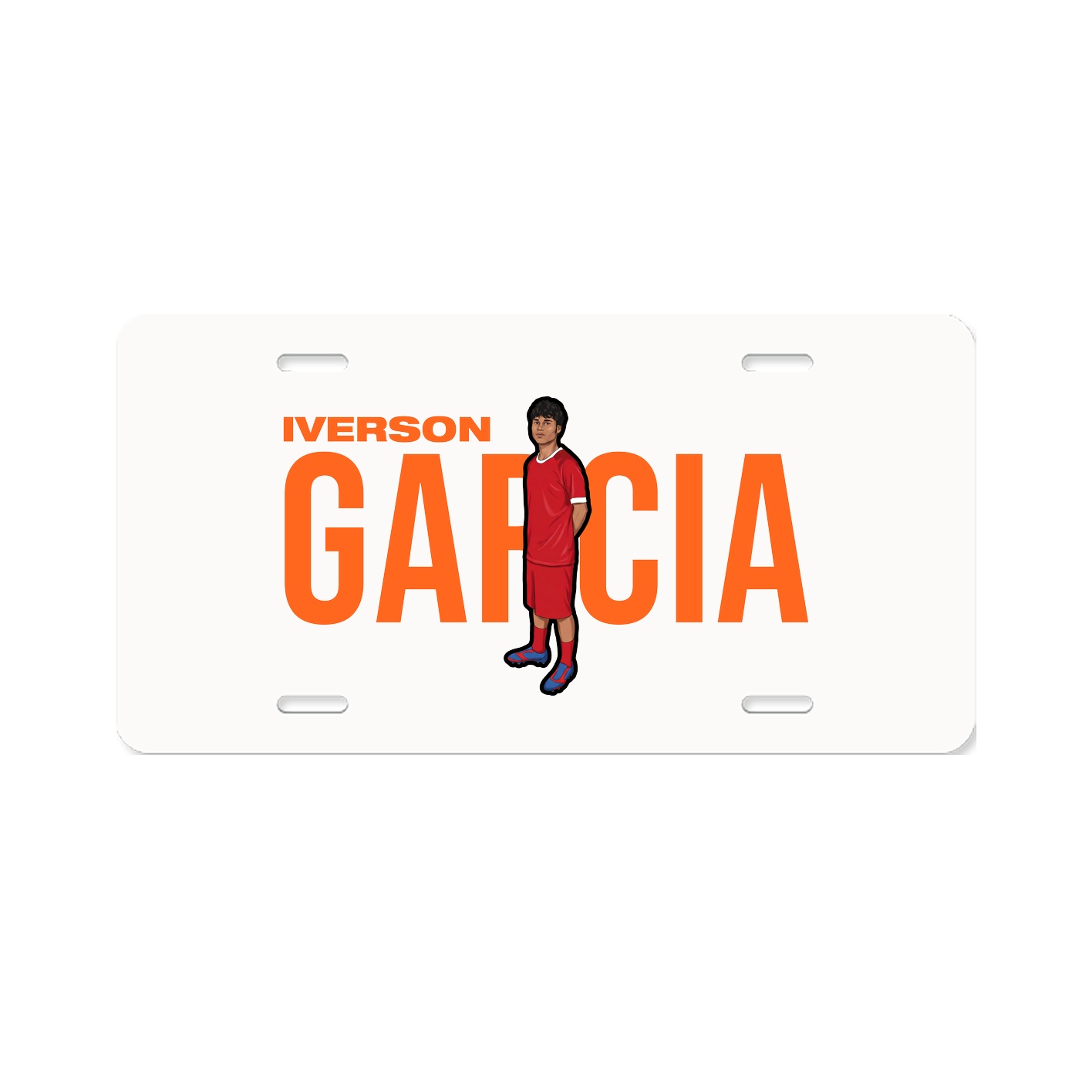 License Plate — Player Name in Classic