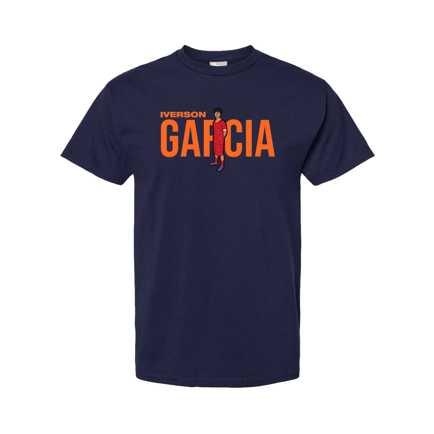 Youth Tee — Player Name in Navy