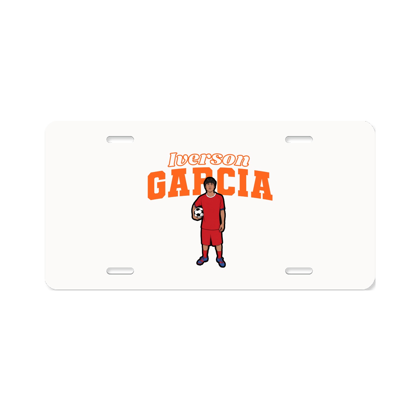 License Plate — Name Arch in Classic