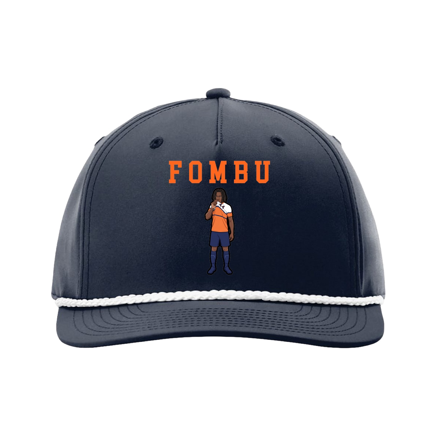 Five-Panel Classic Rope Cap — Shirsey in Navy