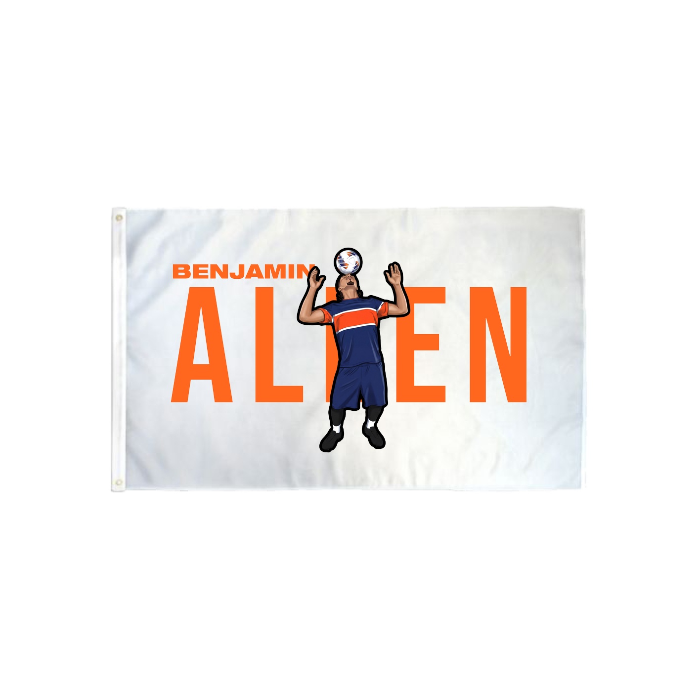 3x5 Flag — Player Name in Classic