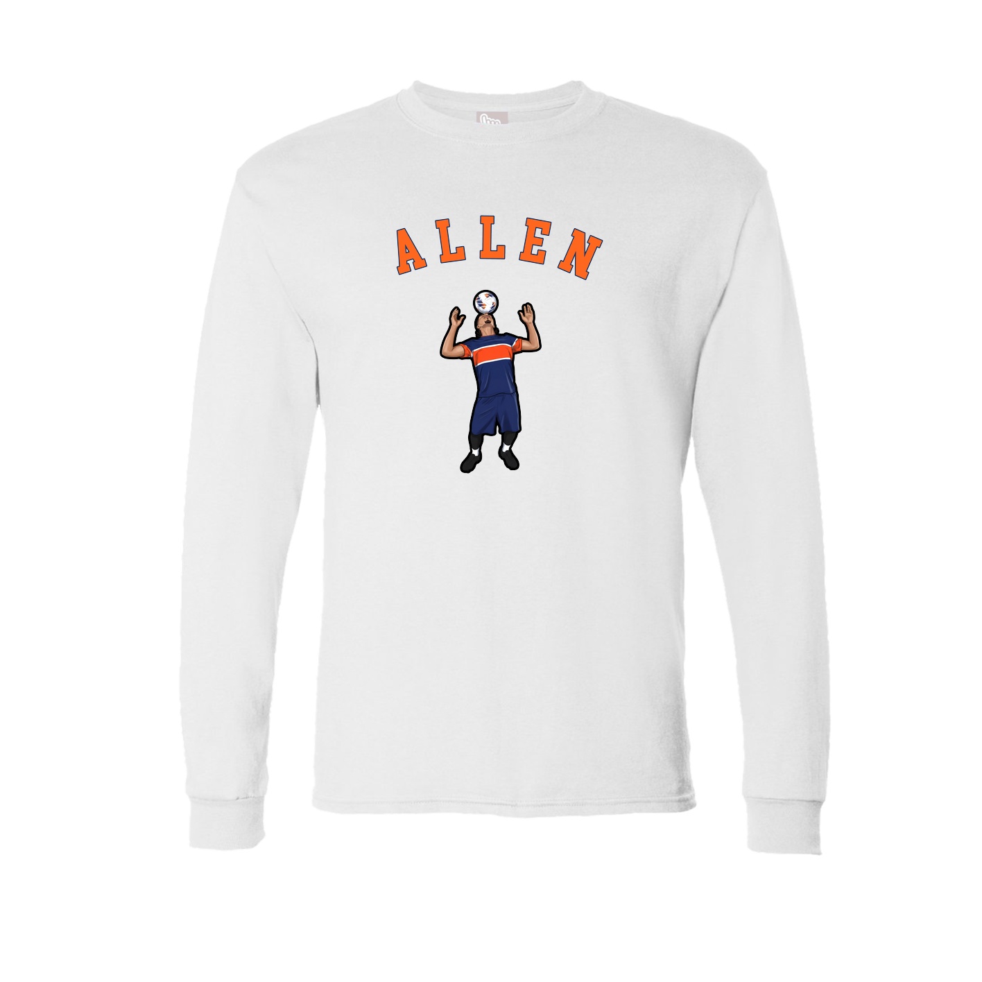 Long Sleeve Tee — Shirsey Arch in White