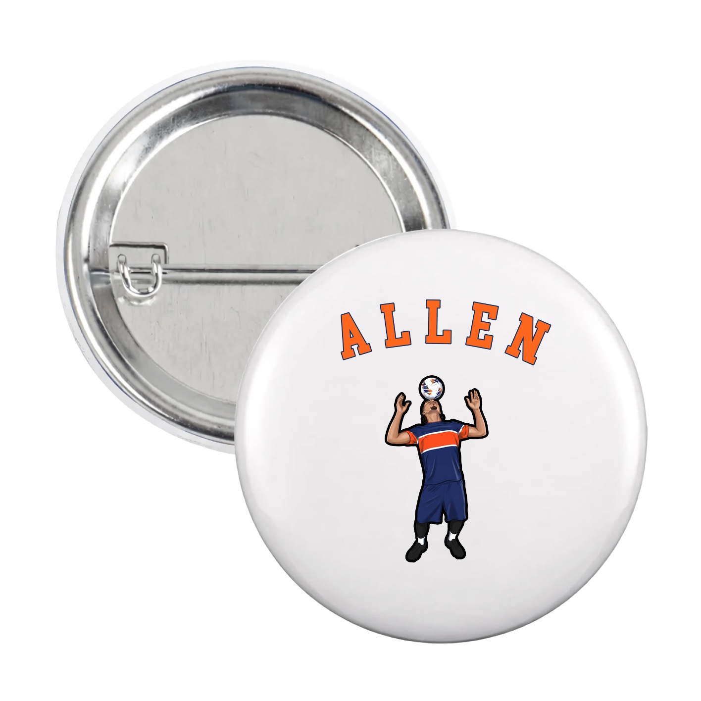 Game Day Button — Shirsey Arch in White