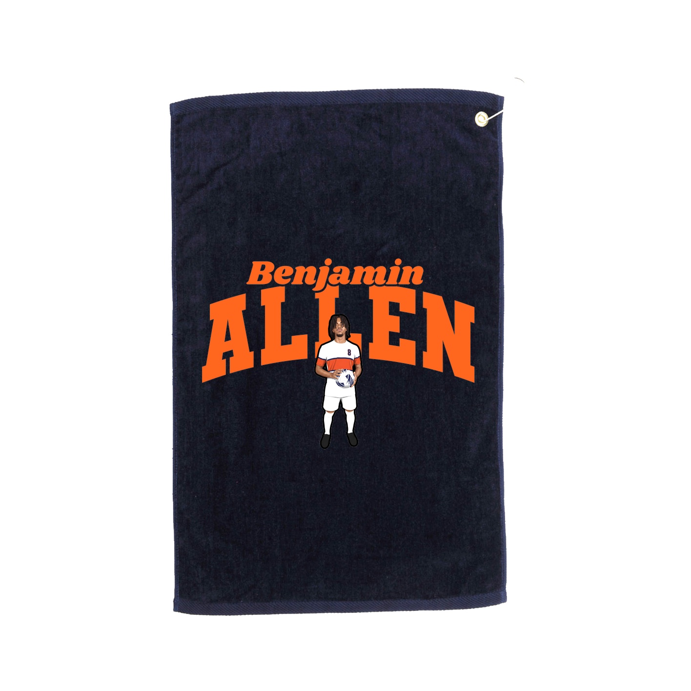 Golf Towel — Signature Arch in Navy
