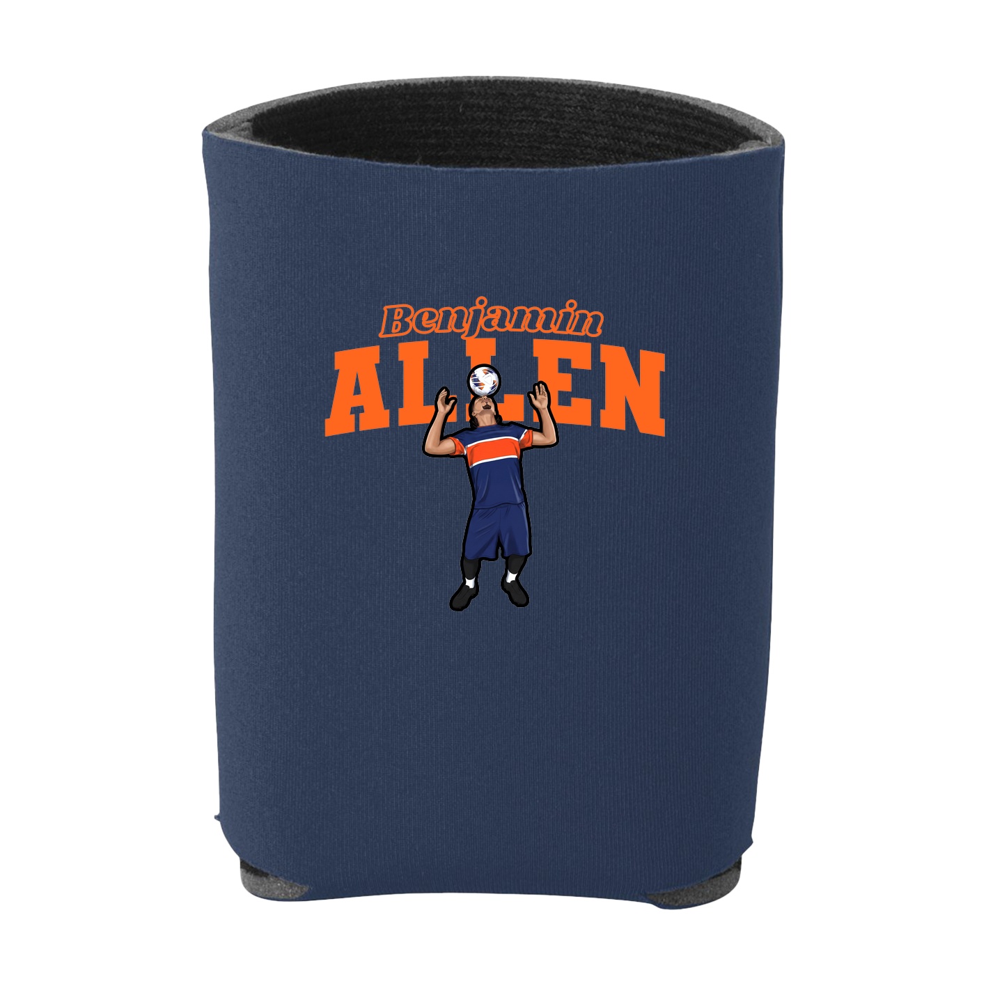 Can Holder — Name Arch in Navy