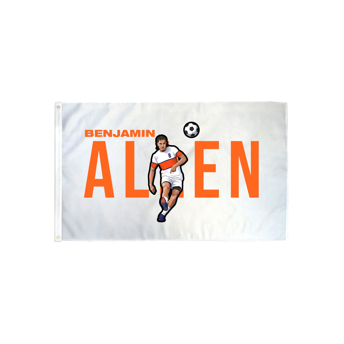 3x5 Flag — Player Name in Classic