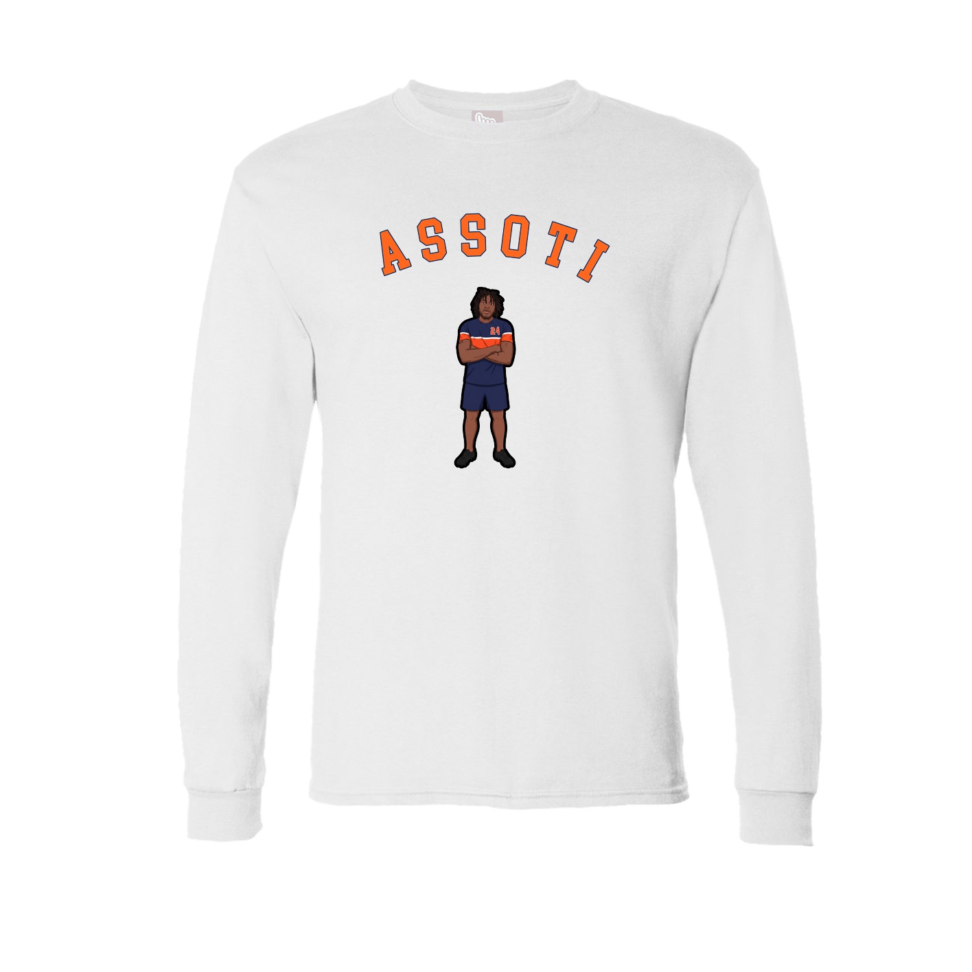 Long Sleeve Tee — Shirsey Arch in White