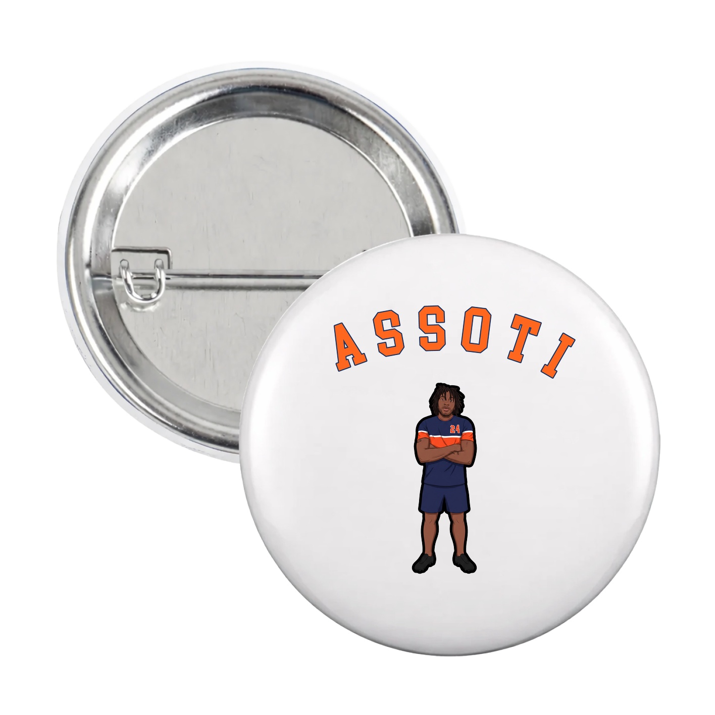 Game Day Button — Shirsey Arch in White