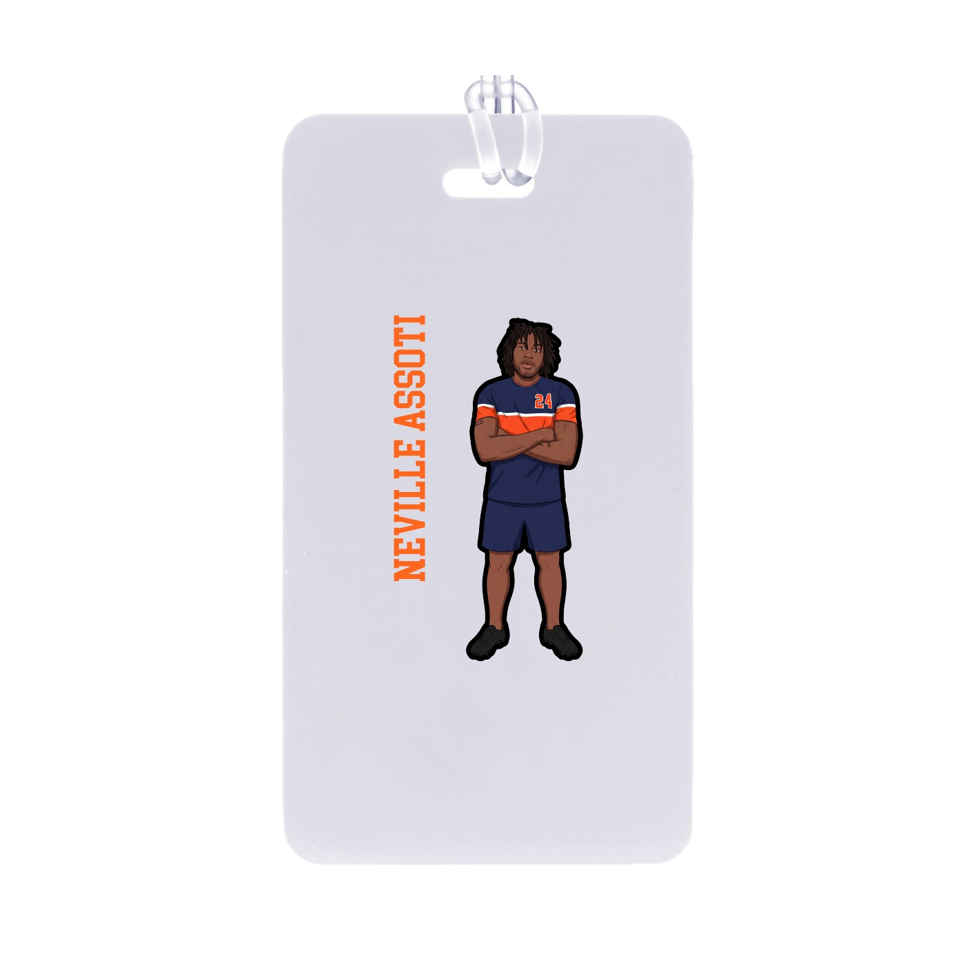Bag Tag — Name Vertical in Classic