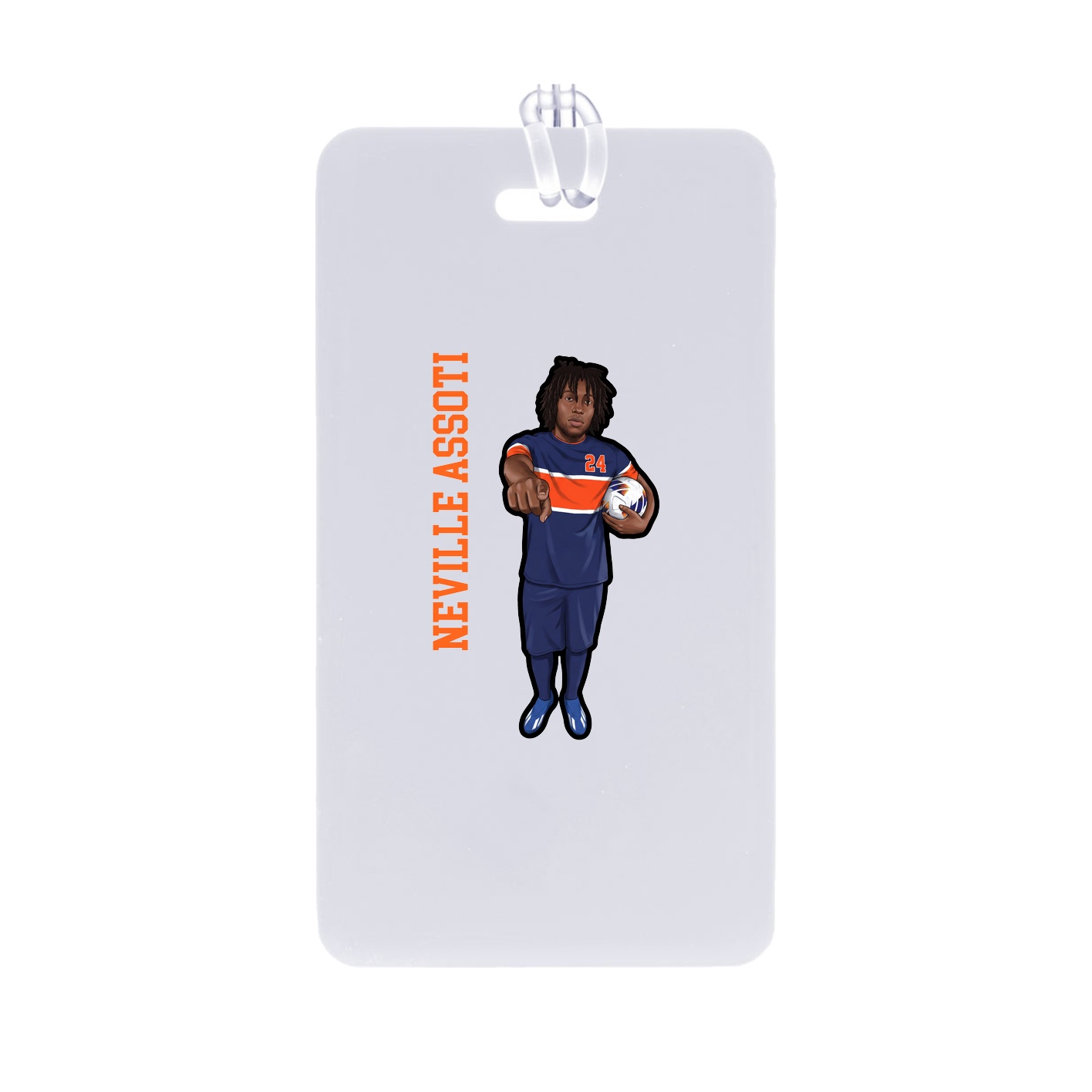 Bag Tag — Name Vertical in Classic