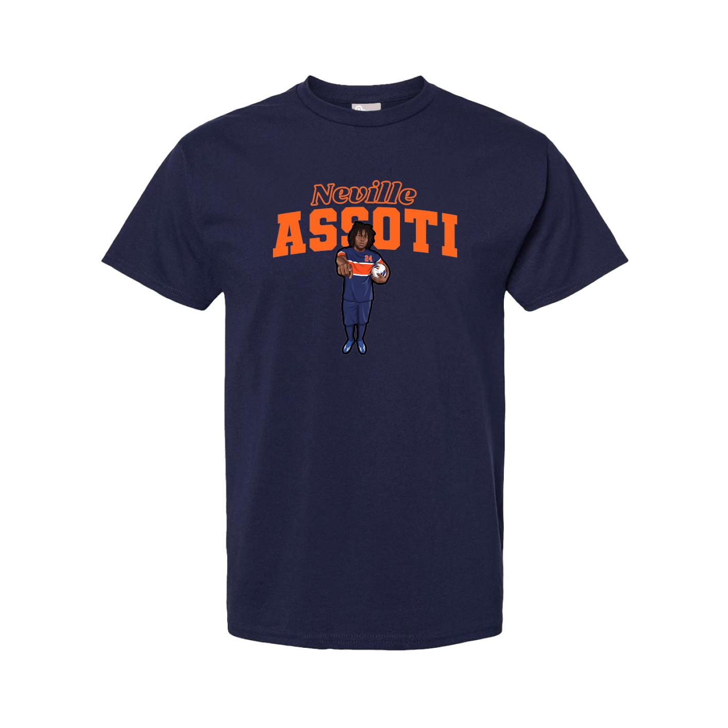 Tee — Name Arch in Navy