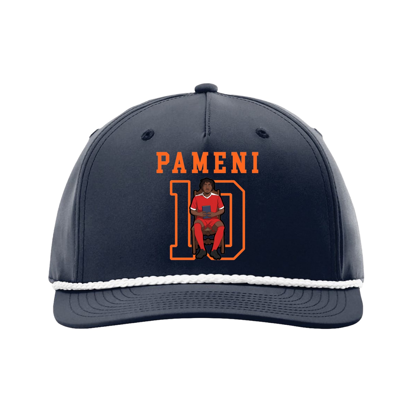 Five-Panel Classic Rope Cap — Shirsey in Navy