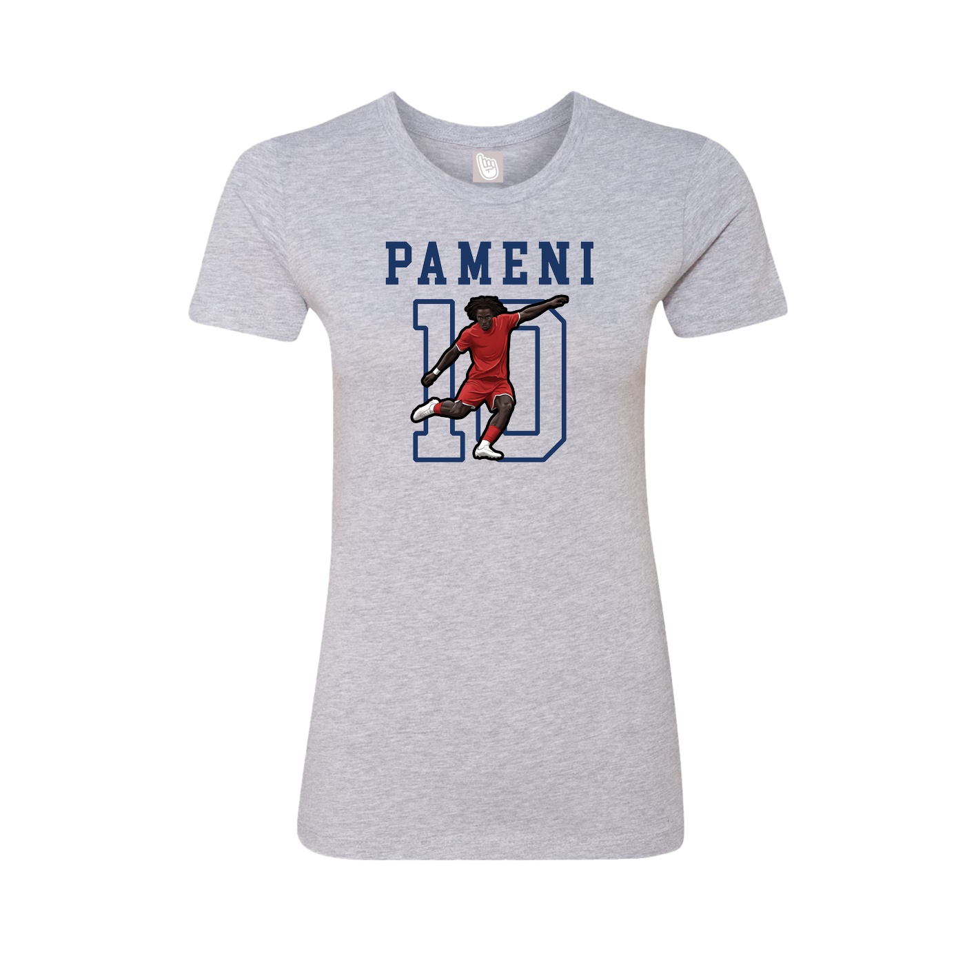 Fitted Women's Tee — Shirsey in Grey