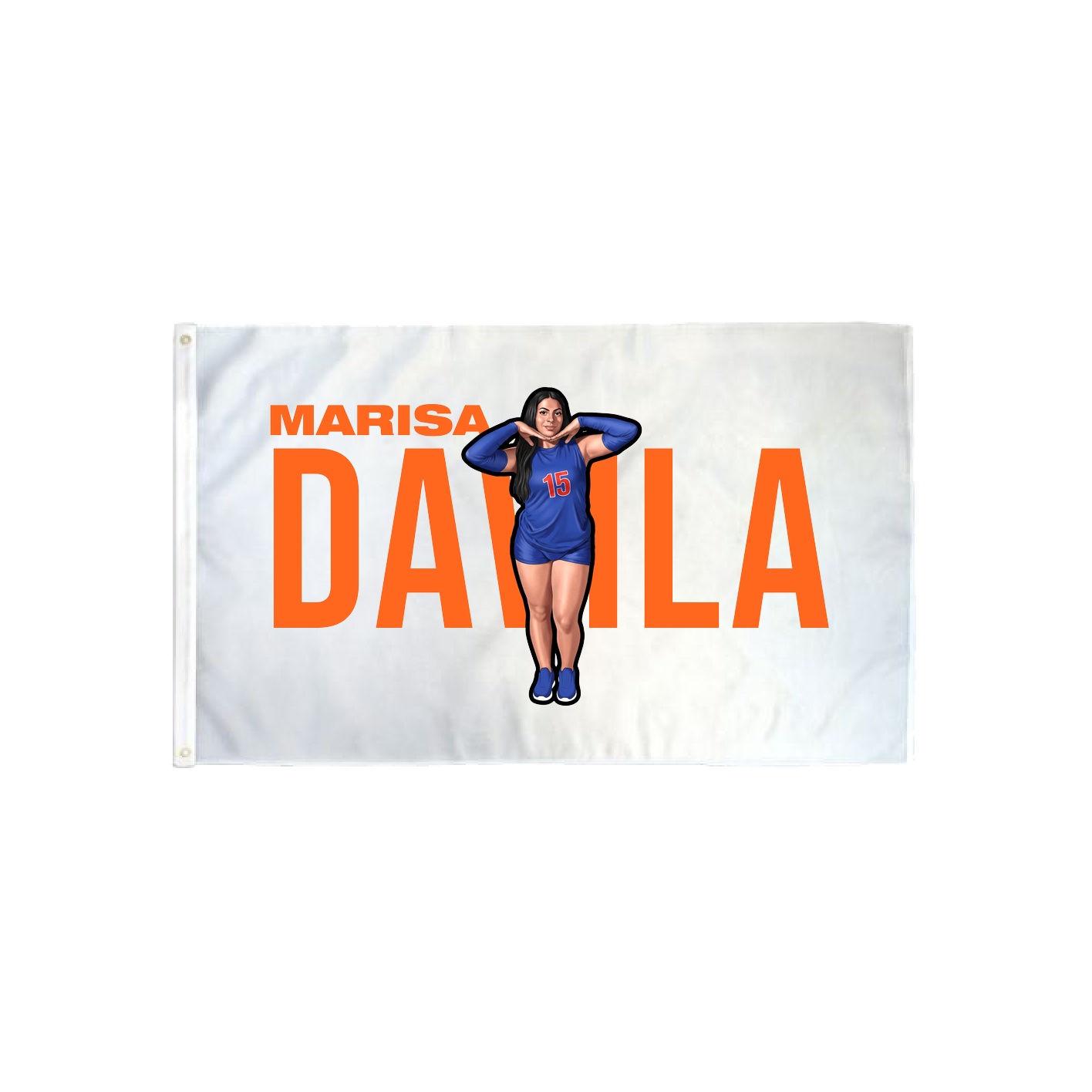 3x5 Flag — Player Name in Classic