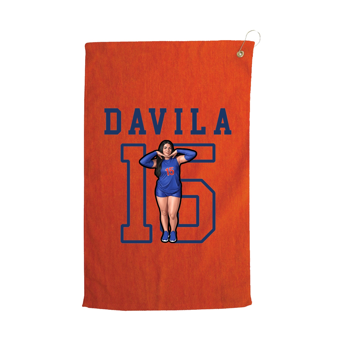 Golf Towel — Shirsey in Orange