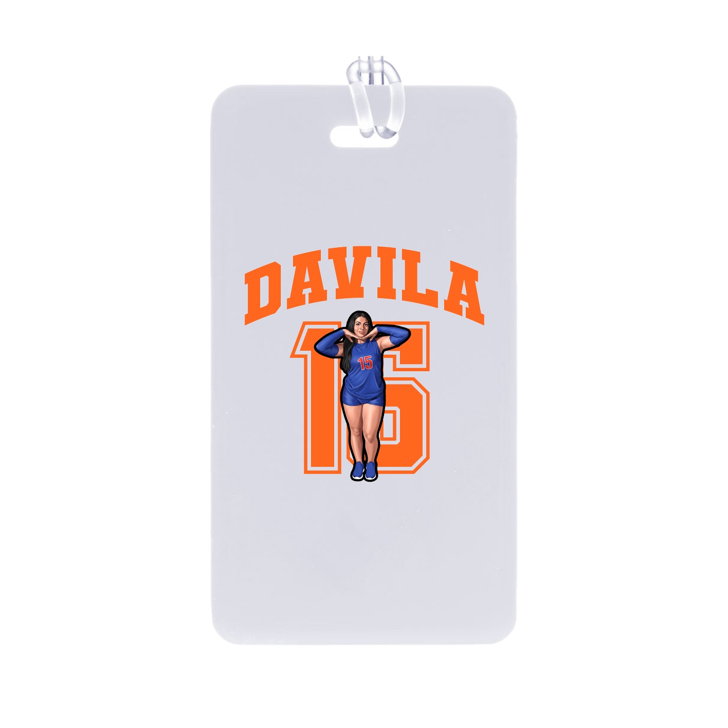 Bag Tag — Number in Classic