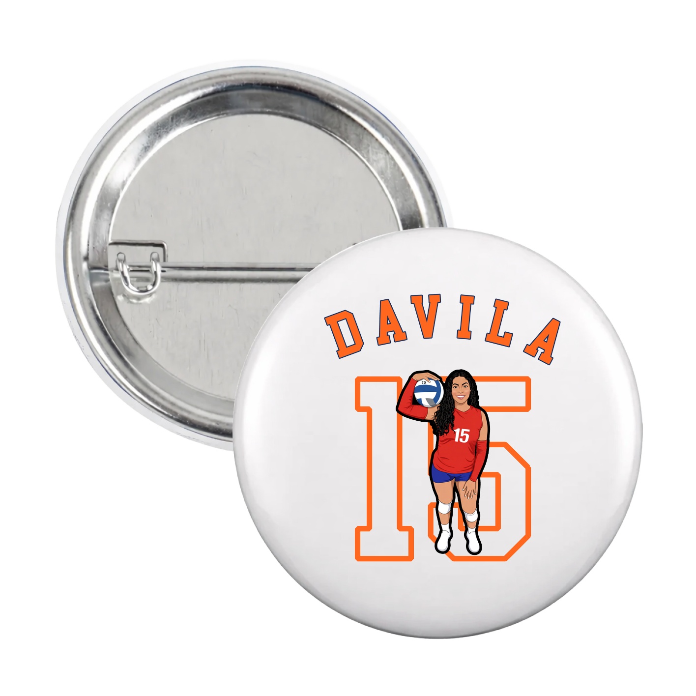 Game Day Button — Shirsey Arch in White