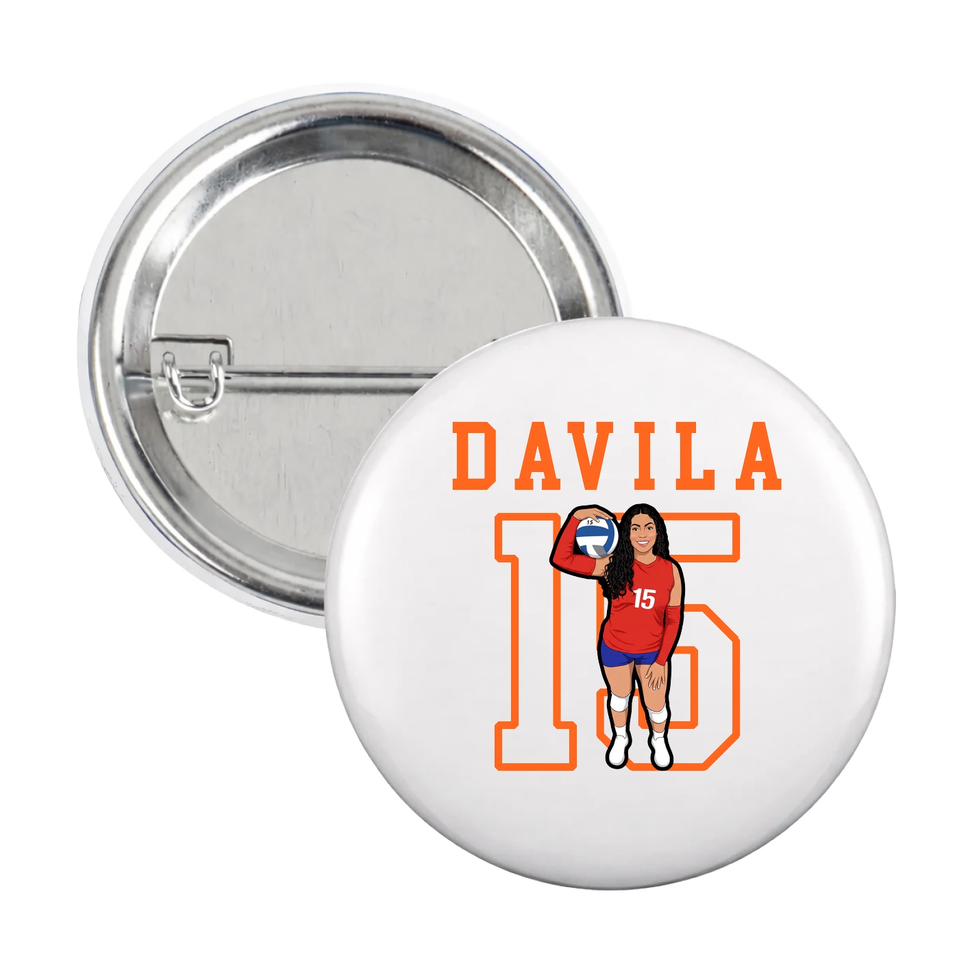 Game Day Button — Shirsey in White