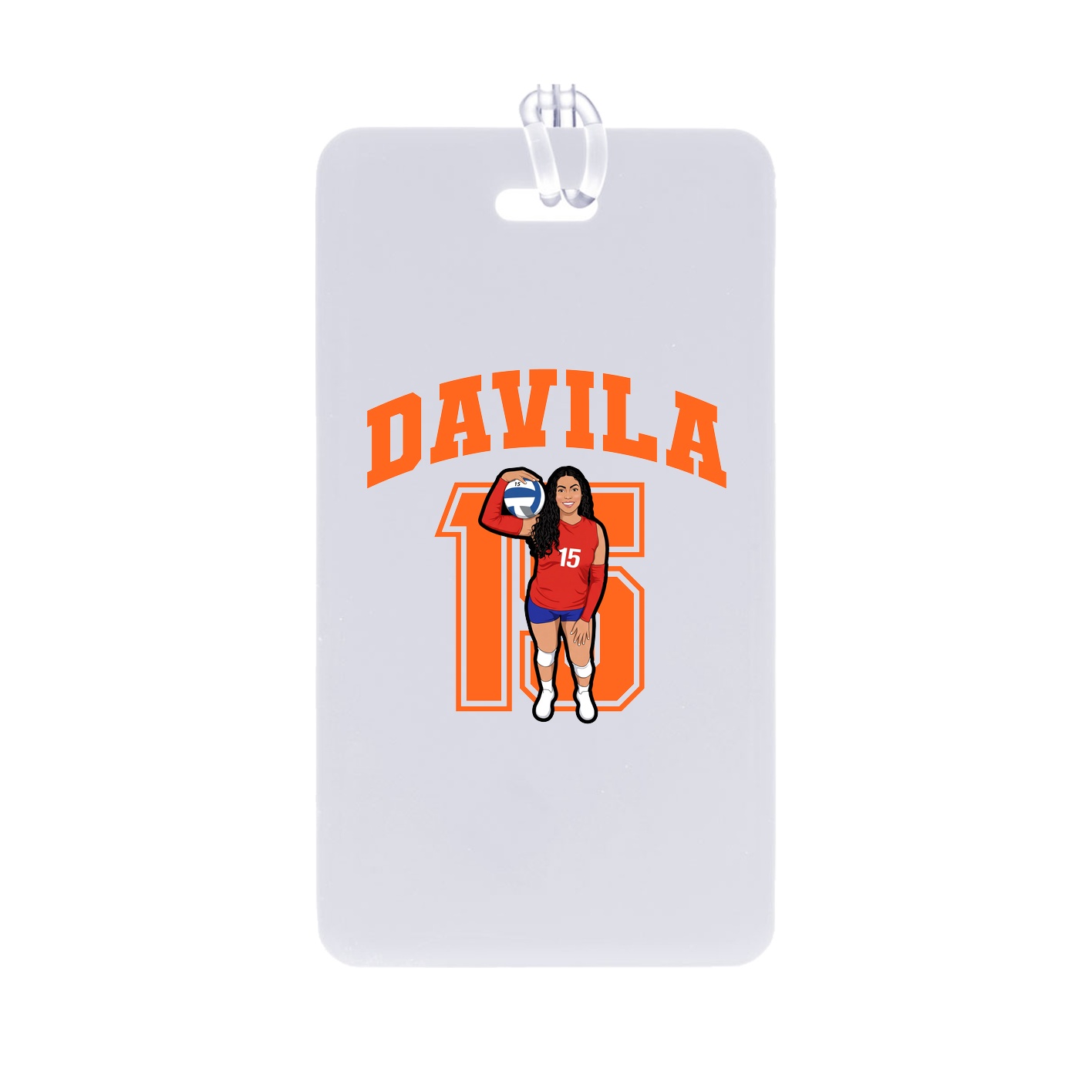 Bag Tag — Number in Classic