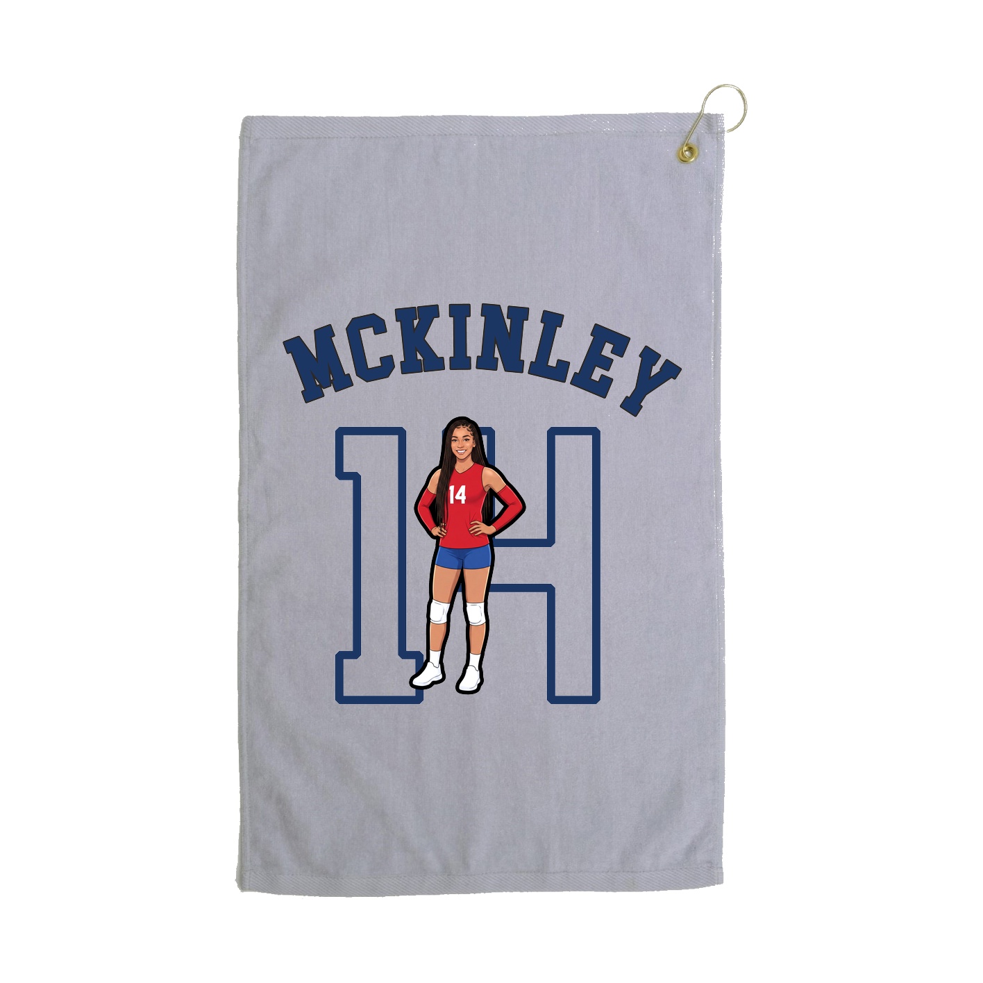 Golf Towel — Shirsey Arch in Grey