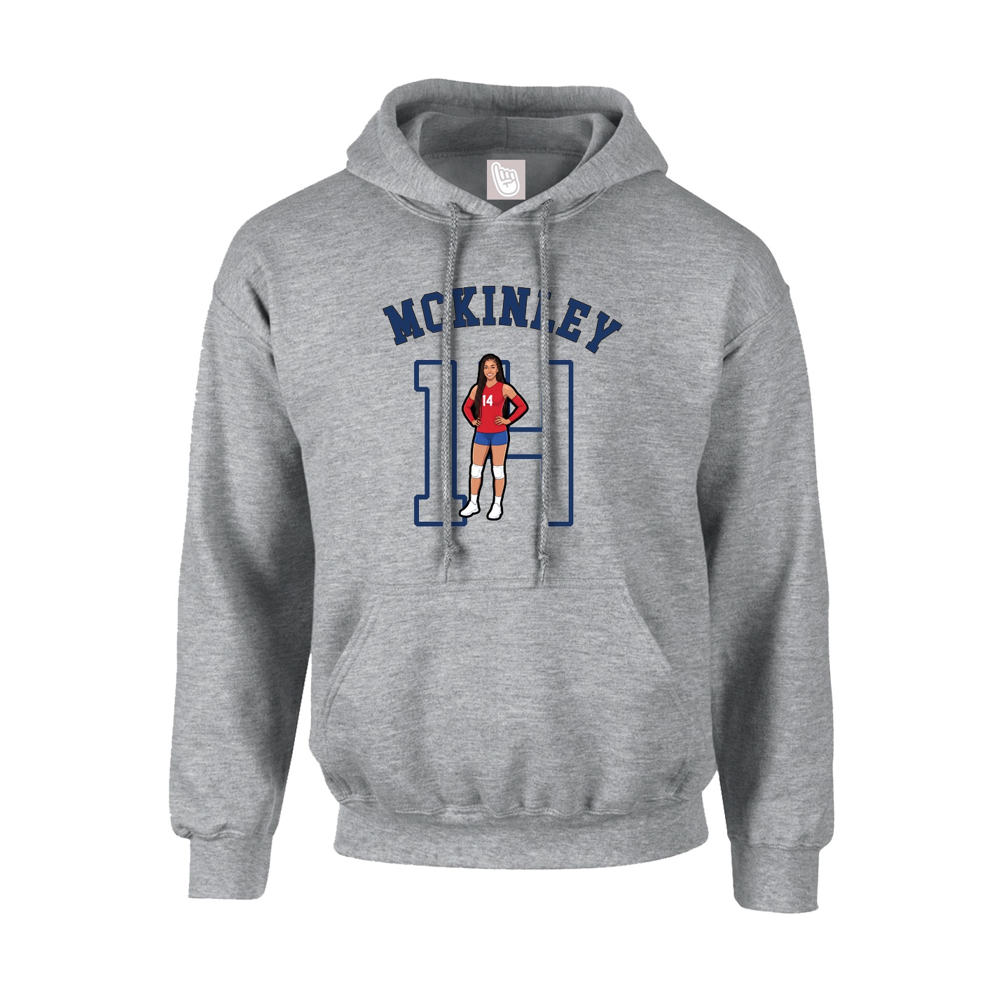 Hoodie — Shirsey Arch in Grey
