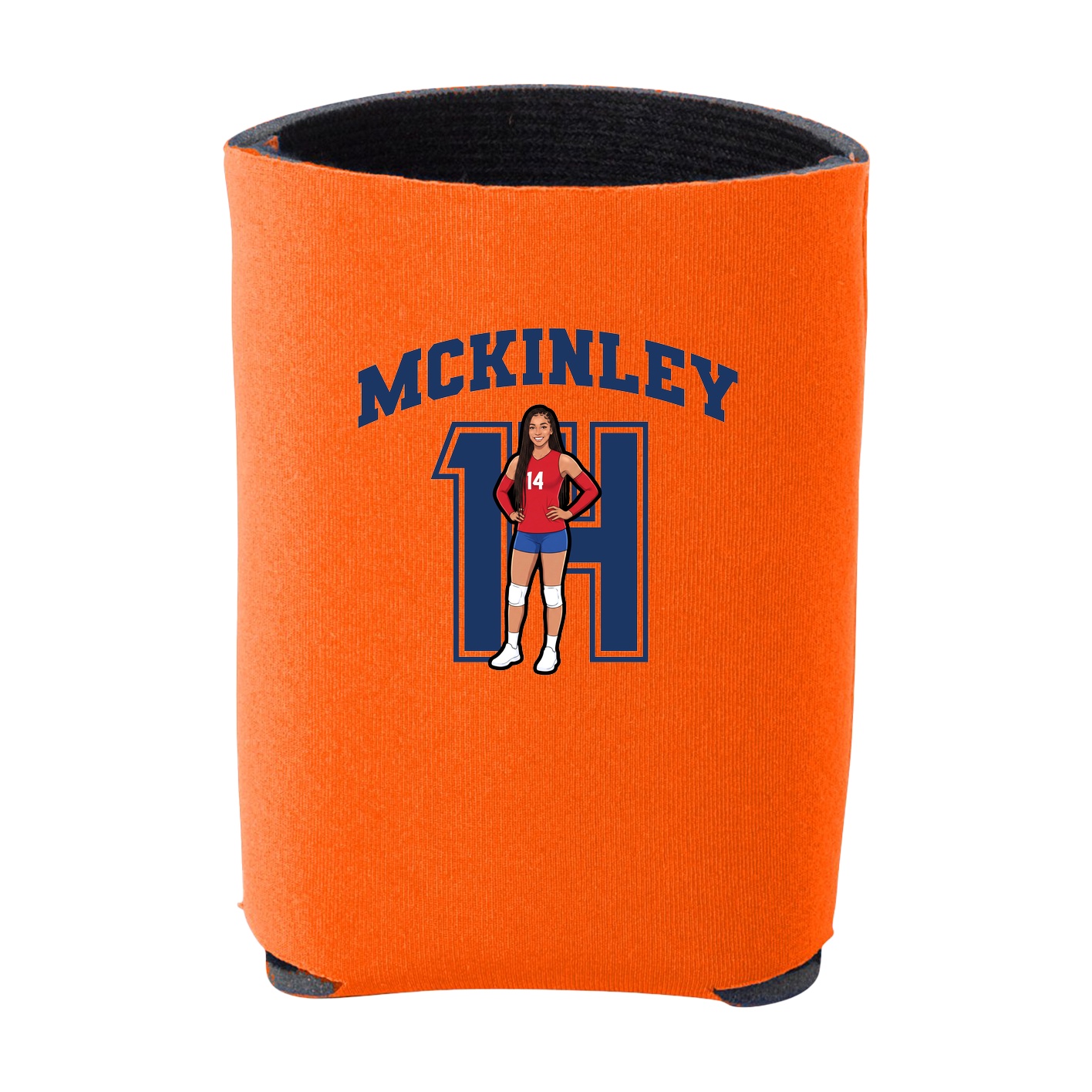 Can Holder — Number in Orange