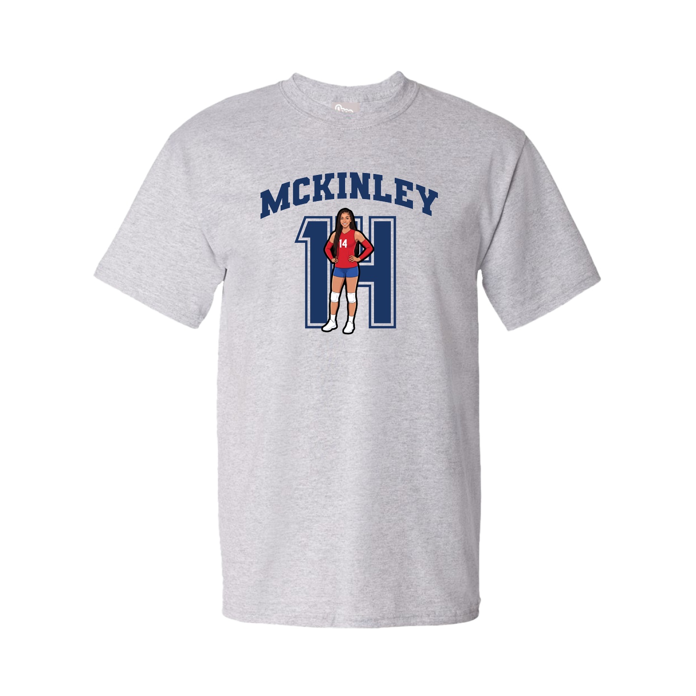 Tee — Number in Grey