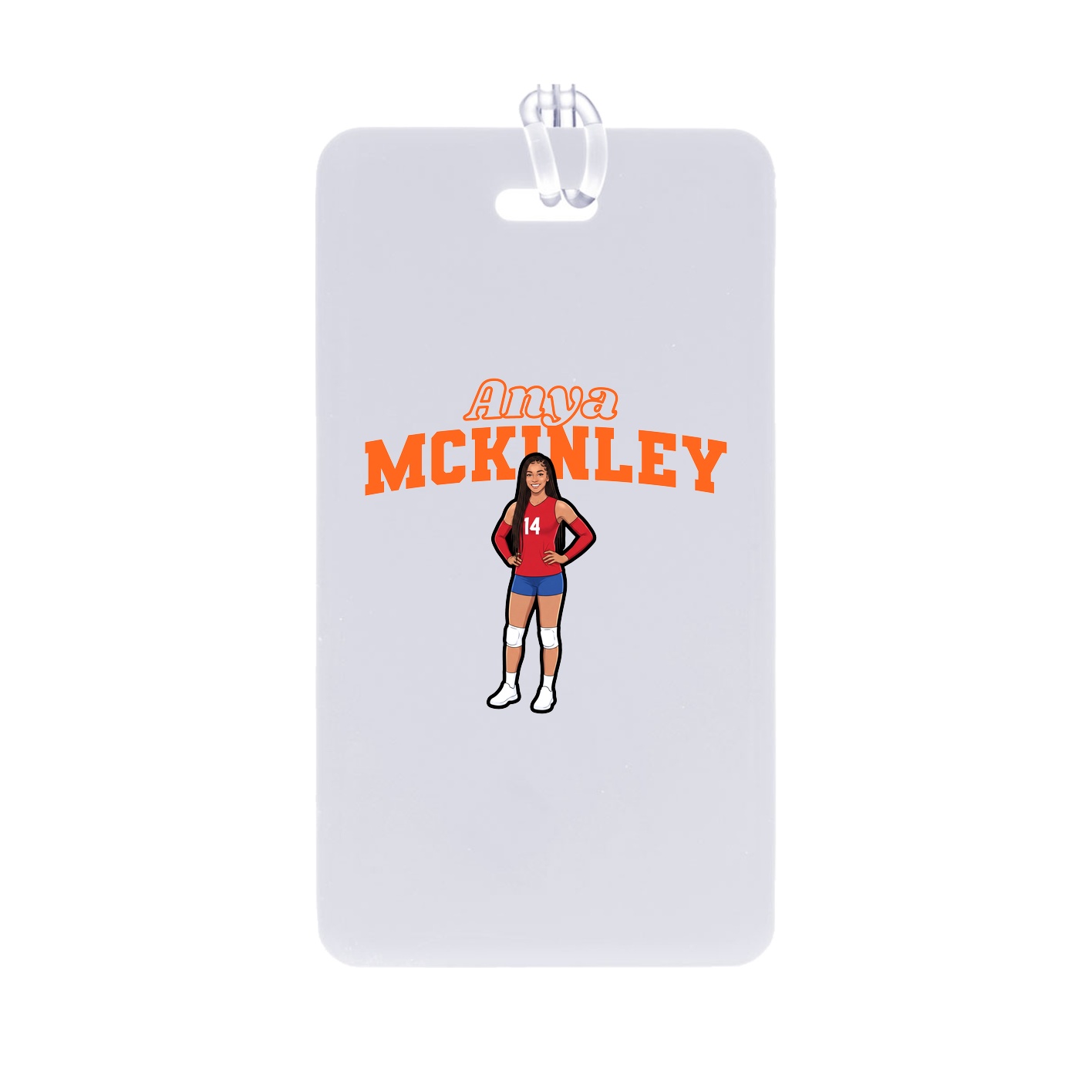 Bag Tag — Name Arch in Classic