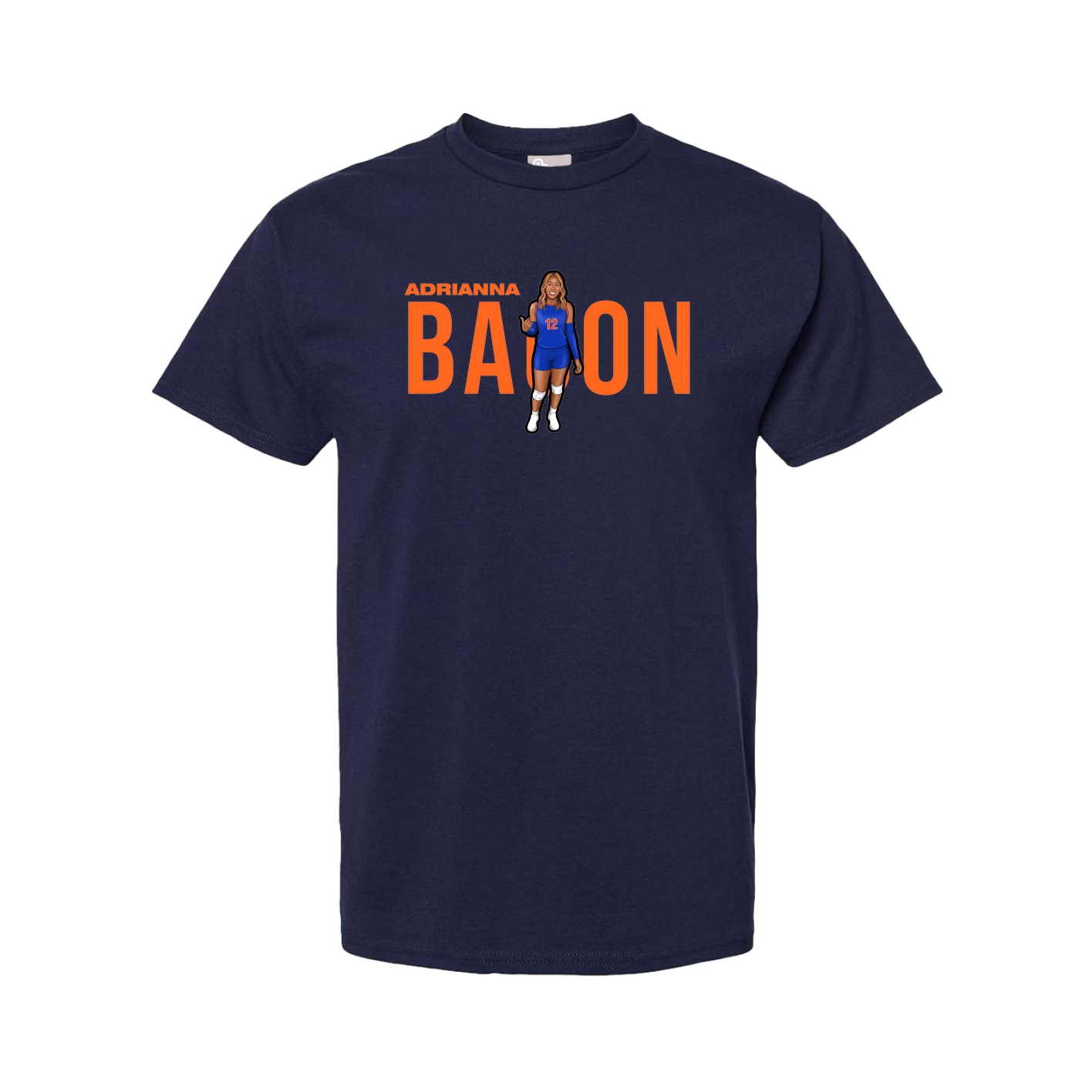 Tee — Player Name in Navy