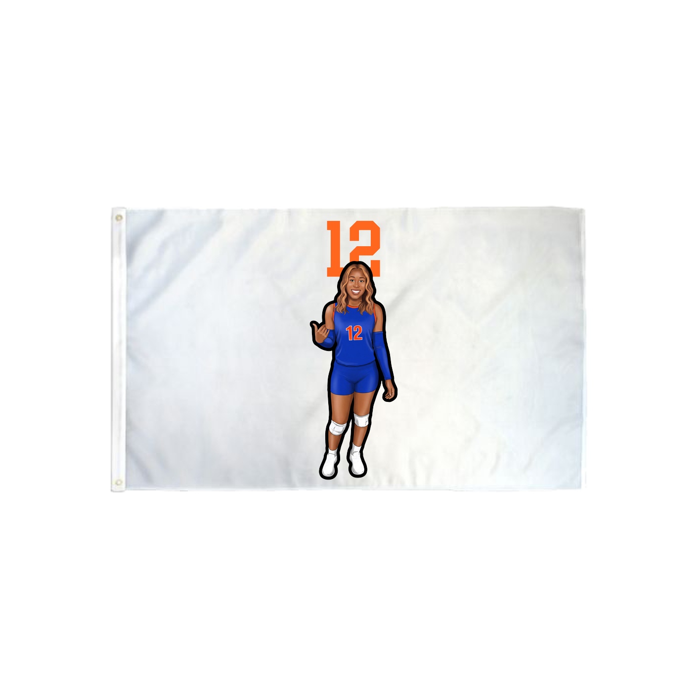 3x5 Flag — Number Top in Classic