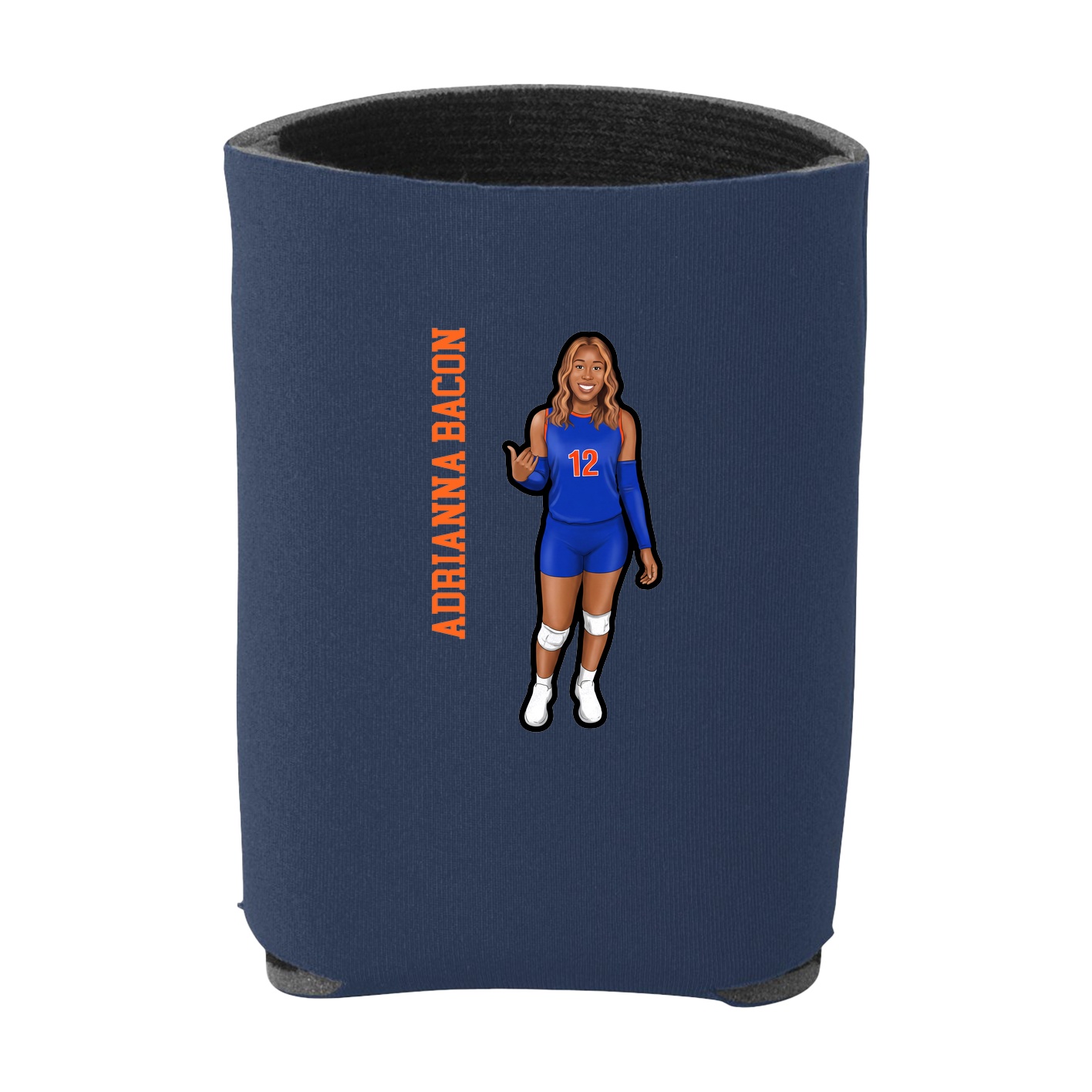 Can Holder — Name Vertical in Navy