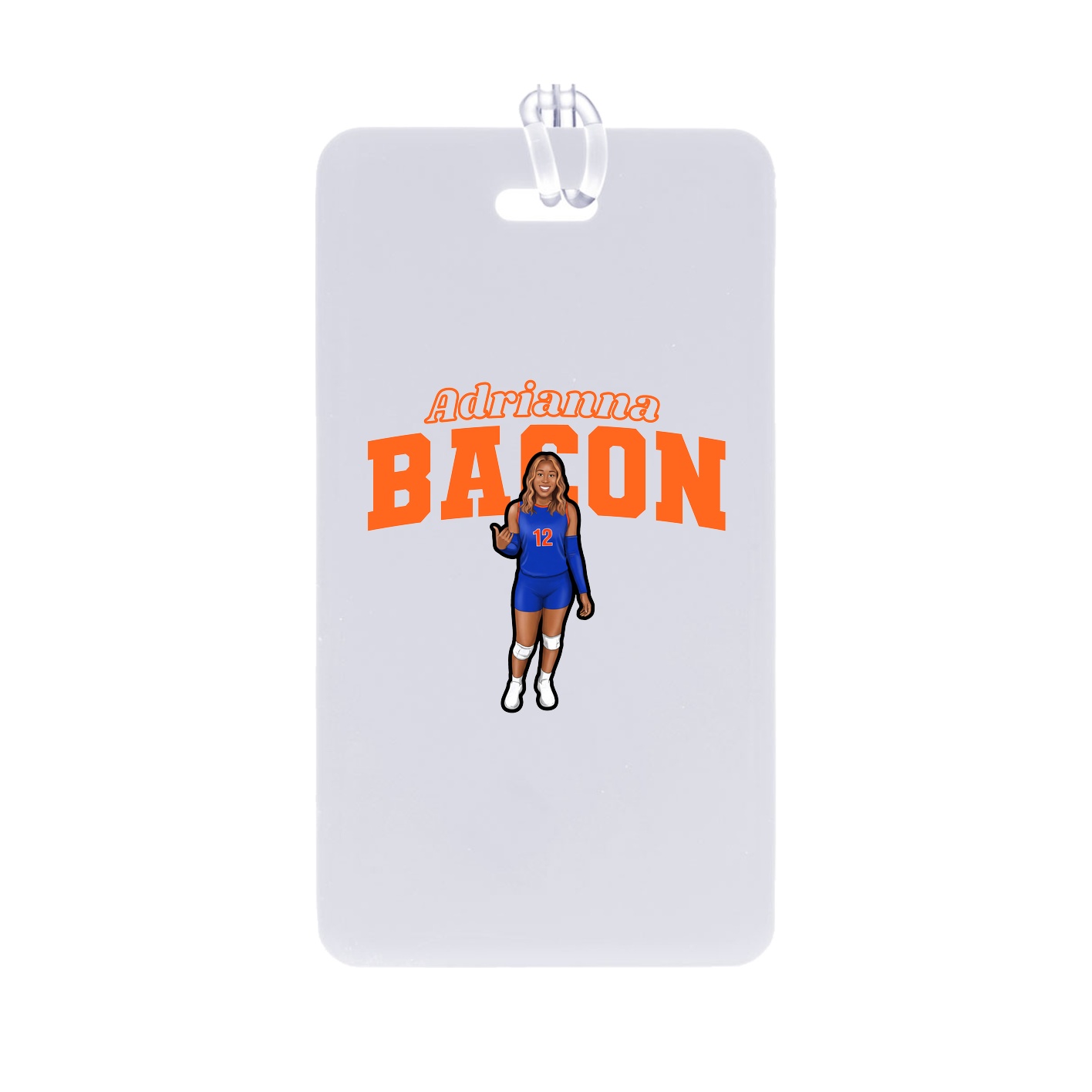 Bag Tag — Name Arch in Classic