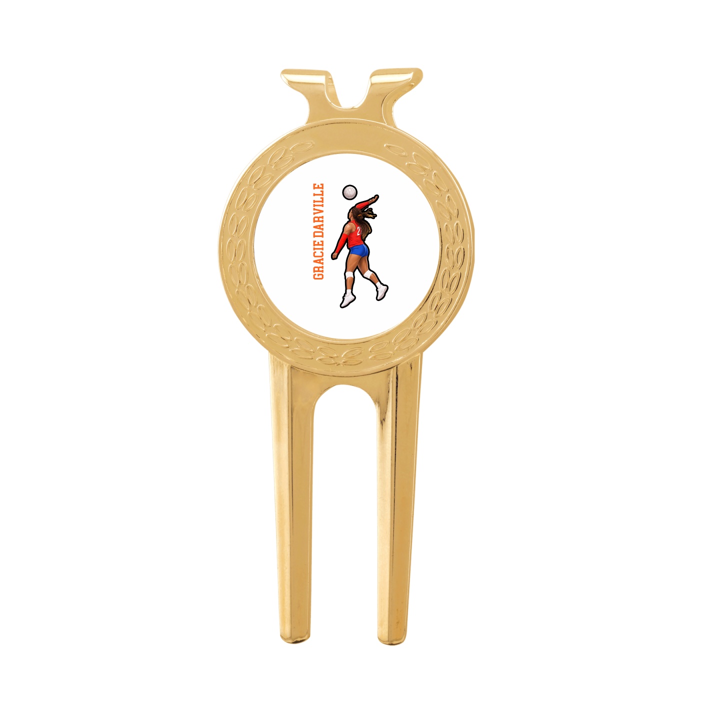 Divot Tool with Ball Marker — Name Vertical in Classic