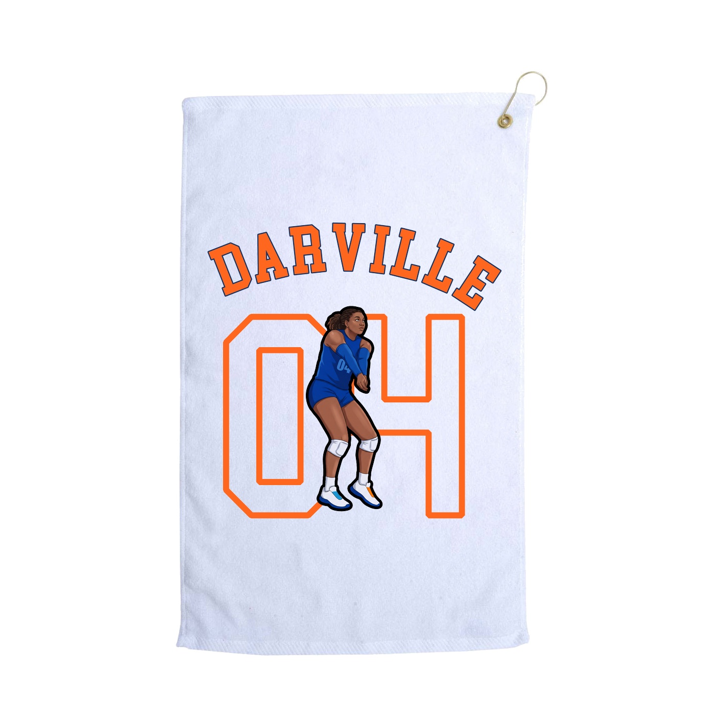 Golf Towel — Shirsey Arch in White