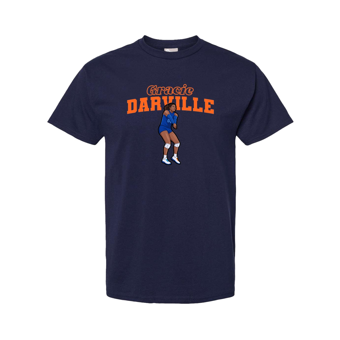 Tee — Name Arch in Navy