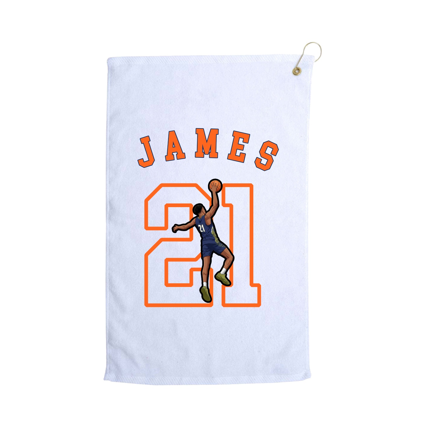Golf Towel — Shirsey Arch in White