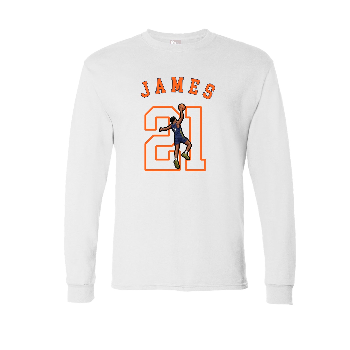 Long Sleeve Tee — Shirsey Arch in White