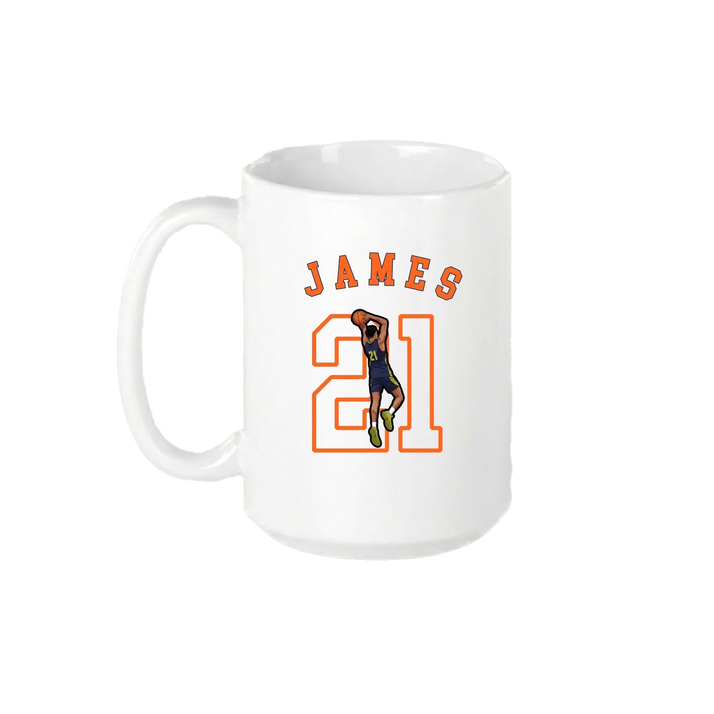 15oz Coffee Mug — Shirsey Arch in White