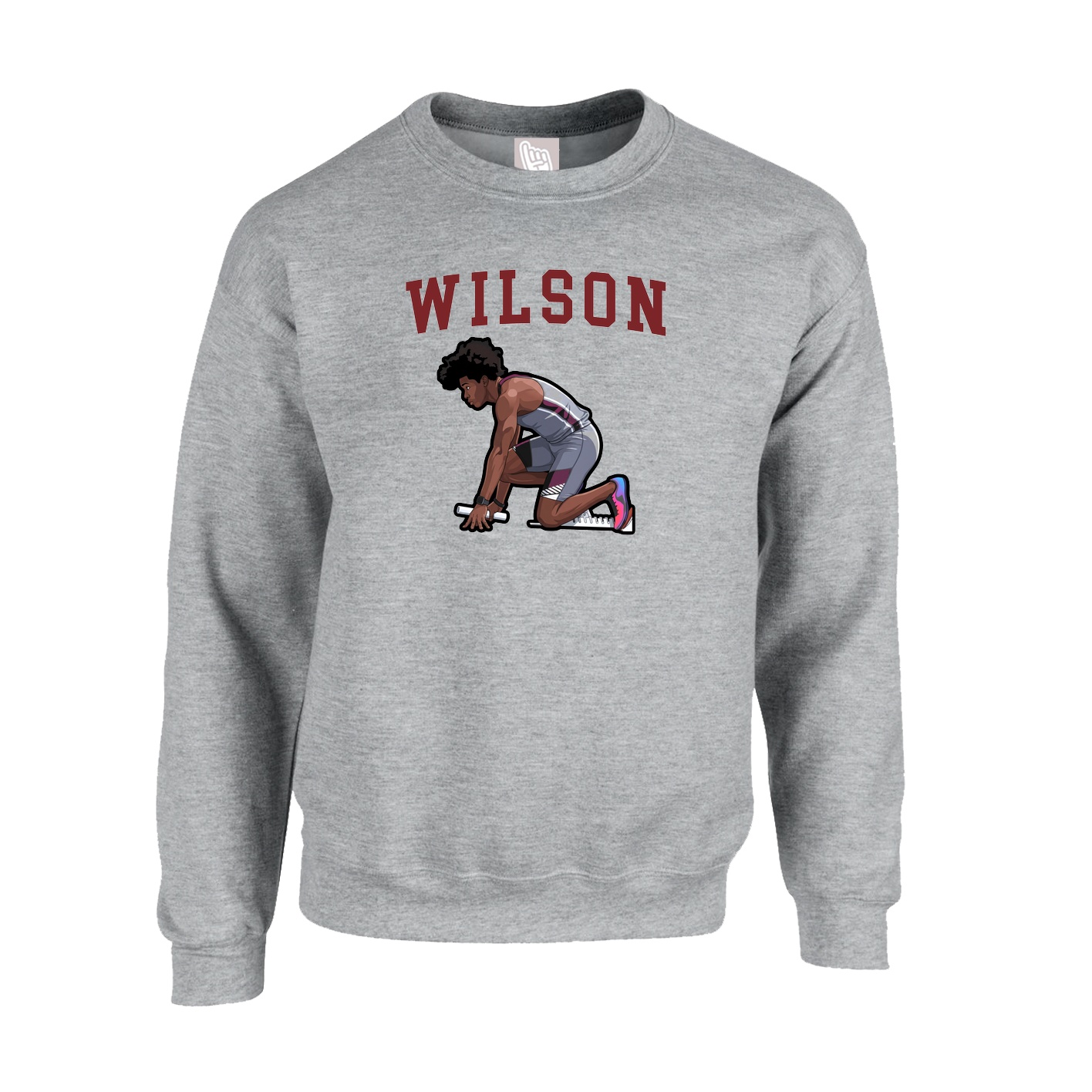 Fleece Crew — Shirsey in Grey