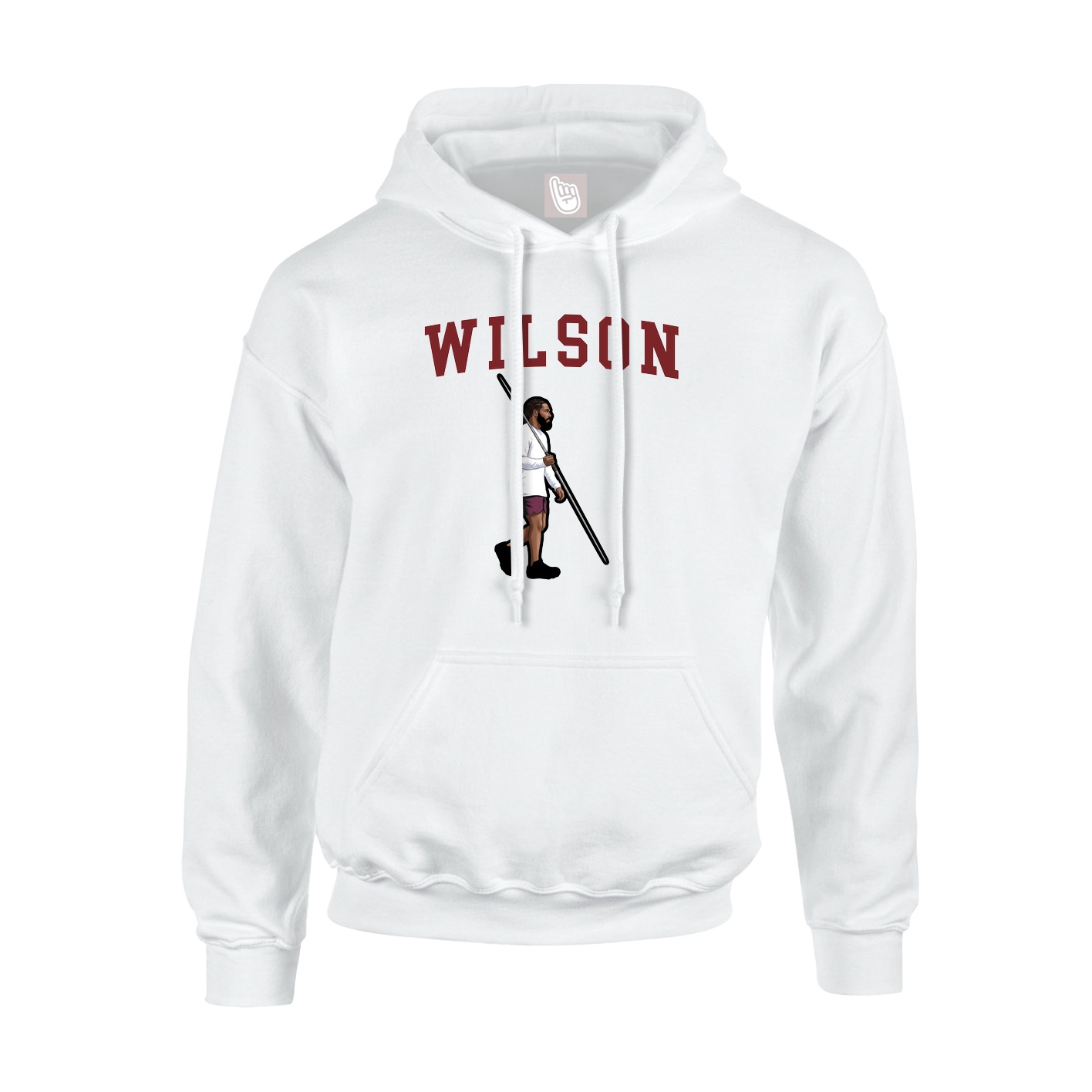 Youth Hoodie — Shirsey in White