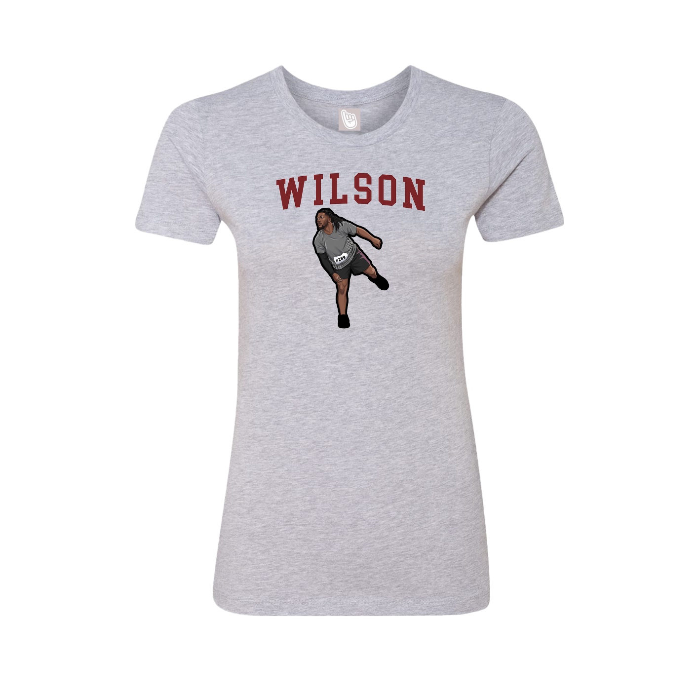 Fitted Women's Tee — Shirsey in Grey