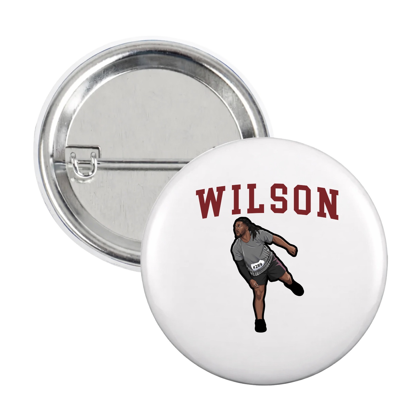 Game Day Button — Shirsey in White